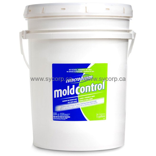 Concrobium Mold Control, Dual Purpose, Non-toxic Anti-microbial, For Mold  Remediation & Prevention, 20L Pail, 620020