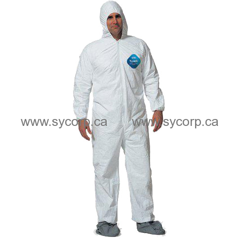 DuPont Tyvek400 TY127S Protective Safety Coverall with Hood Size M CASE/25 