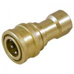 Brass Quick Connect, 1/4", Female