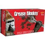 5554PF Grease Monkey 5 mil black nitrile gloves (box of 100) - Large