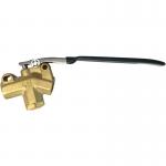 Brass Soft Touch Valve w/ Lever - 1200 psi