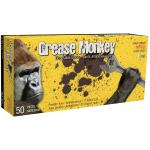 5555PF Grease Monkey 5 mil black nitrile gloves (box of 50) - Medium