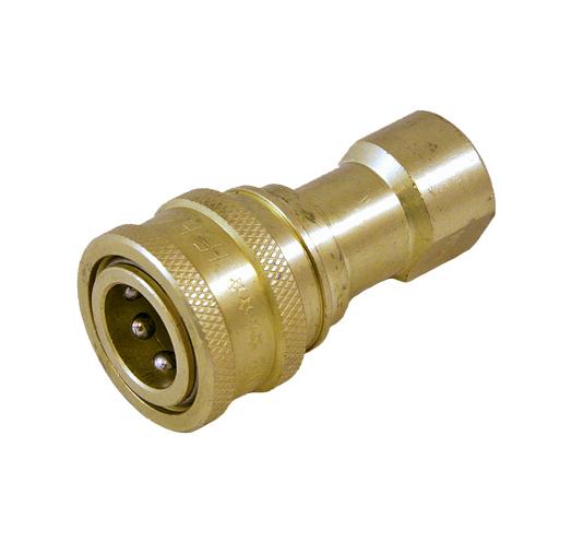 Carpet Cleaning Brass M/F Quick Disconnect for hoses wands 