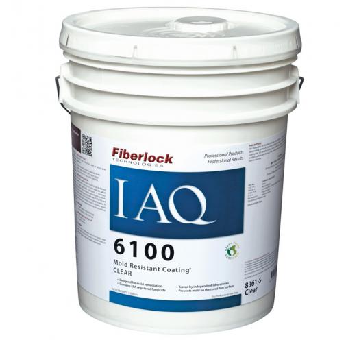 Fiberlock IAQ 6100 Mold Resistant Coating, Clear, pail