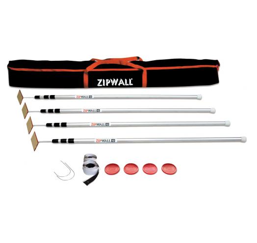 ZipWall SLP 4 Poles Pack