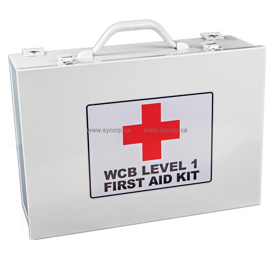 First Aid Kit, BC Level 1, WCB, 7FX Metal Box, FSWCBL17FX