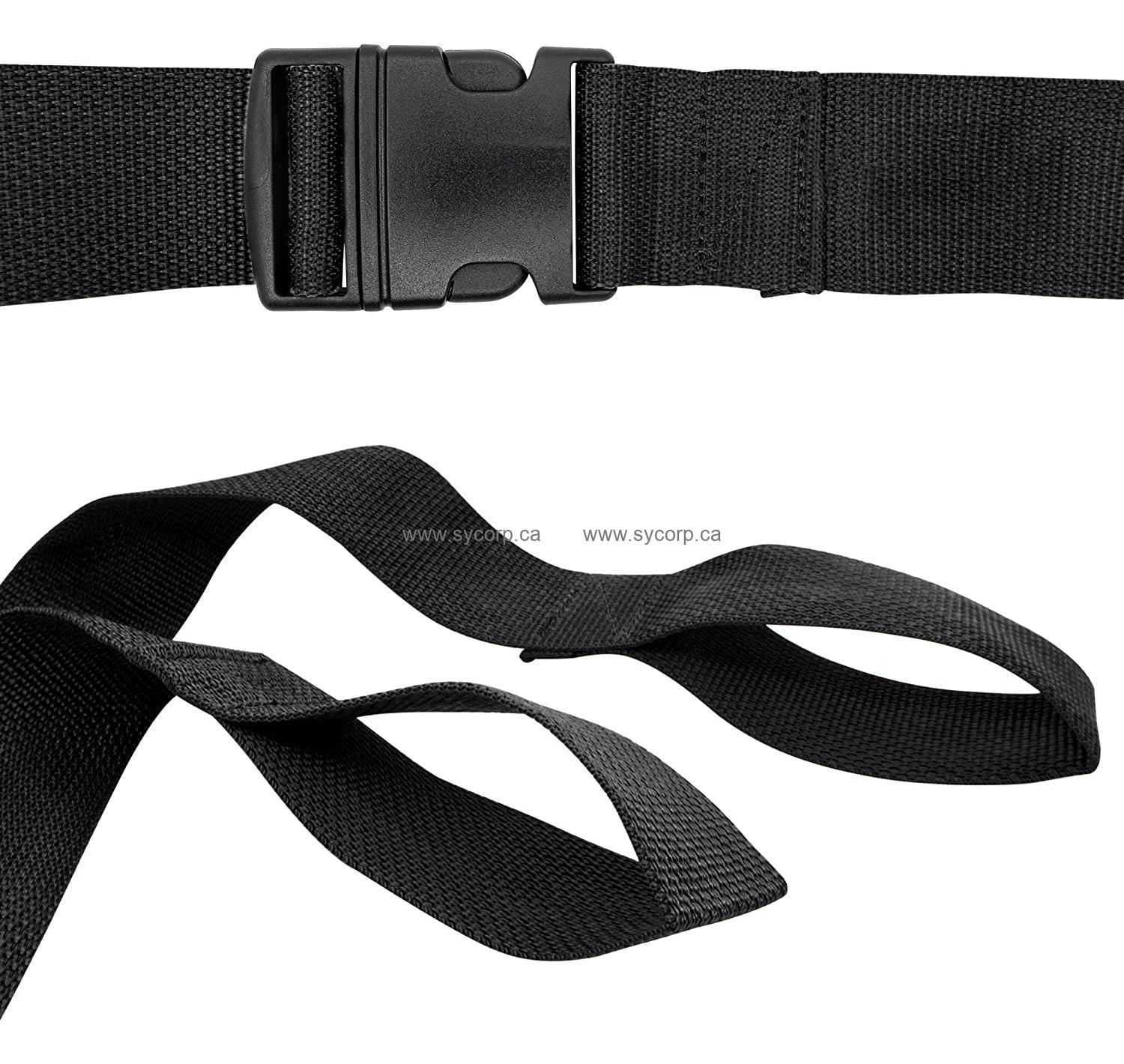 Spine Board Straps, With Plastic Buckle, For Stretcher, 6ft, Set