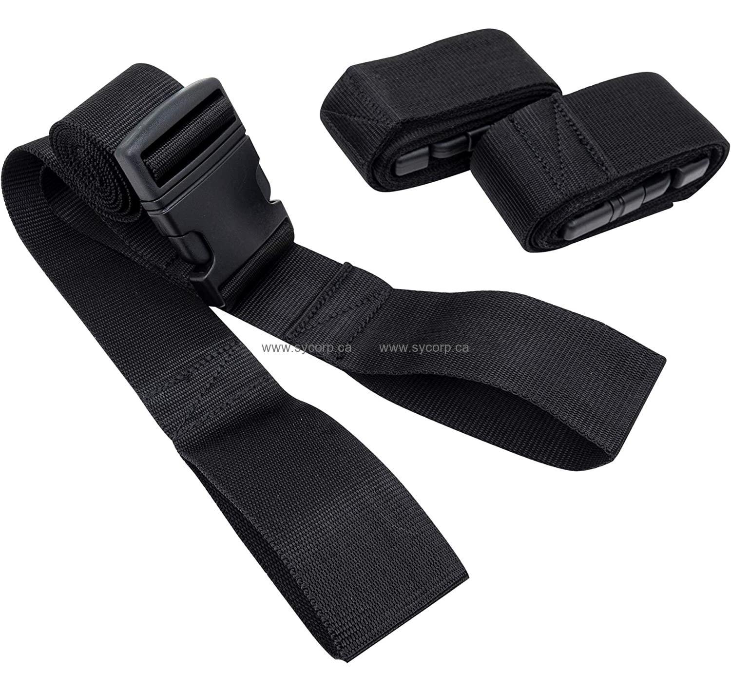 Spine Board Straps, With Plastic Buckle, For Stretcher, 6ft, Set