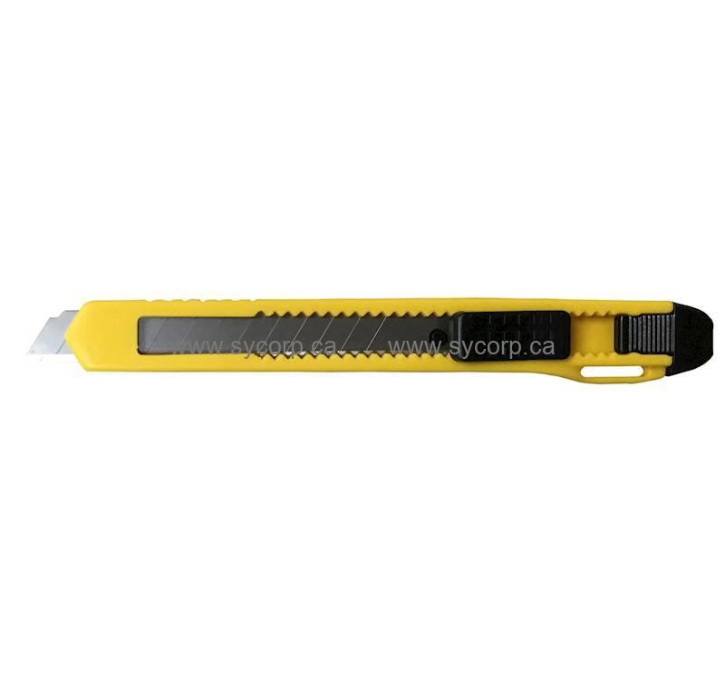 Richard 726 Snap-Off Carbon Steel Blade, Positive Lock Utility Knife,  Plastic Handle (RI-726)